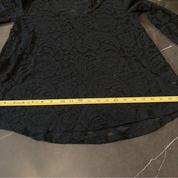 Express Womens Fairy Grunge Lace
Babydoll Black Sheer Blouse Whimsigoth Size S - Picture 7 of 11